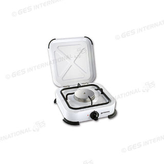 KEMPER Fornello smaltato GPL a 1 fuoco portatile e leggero da trasportare