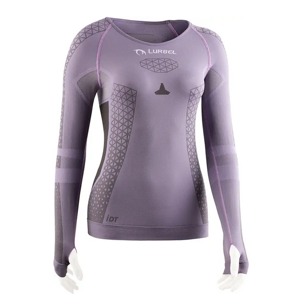 LURBEL CRISTALLO MAGLIA INTIMA DONNA TECNICA MANICHE LUNGHE TRASPIRANTE E AD ASCIUGATURA RAPIDA - DISPONIBILE VARI COLORI