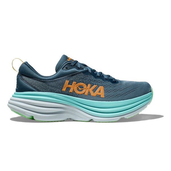 HOKA ONE ONE BONDI 8 SCARPA AMMORTIZZATA UOMO DA CAMMINO/CORSA SU STRADA - DISPONIBILE IN 2 COLORI