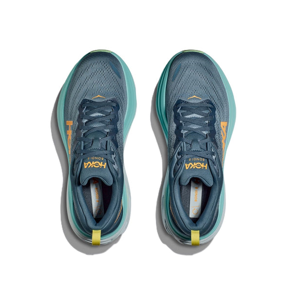 HOKA ONE ONE BONDI 8 SCARPA AMMORTIZZATA UOMO DA CAMMINO/CORSA SU STRADA - DISPONIBILE IN 2 COLORI