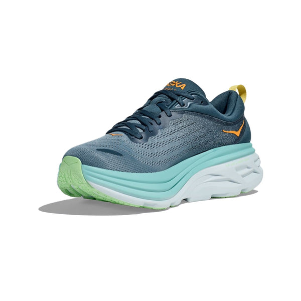 HOKA ONE ONE BONDI 8 SCARPA AMMORTIZZATA UOMO DA CAMMINO/CORSA SU STRADA - DISPONIBILE IN 2 COLORI