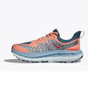 HOKA MAFATE SPEED 4 DONNA SCARPA REATTIVA DA TRAIL RUNNING IN SUOLA VIBRAM MEGAGRIP  - COLORE: Papaya / Real Teal