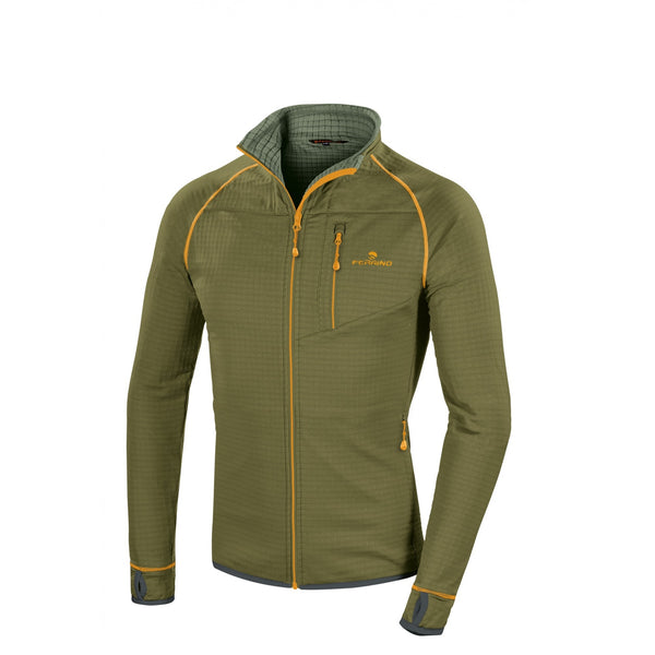 FERRINO KLUANE JACKET SECONDO STRATO TECNICO UOMO IN PILE TRASPIRANTE - DISPONIBILE IN 3 COLORI