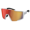 WHITE MATT / RED CHROME