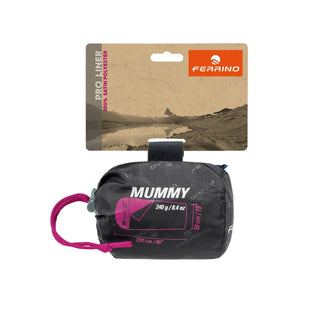 FERRINO PRO LINER MUMMY SACCO LENZUOLO COMPATTO E LEGGERO
