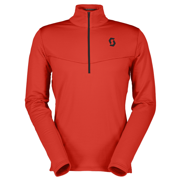 SCOTT DEFINED LIGHT UOMO SECONDO STRATO TRASPIRANTE A MEZZA ZIP - DISPONIBILE IN 3 COLORI