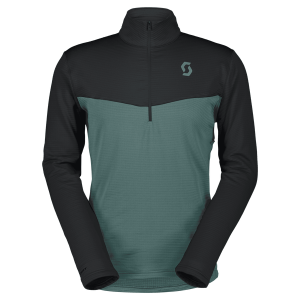 SCOTT DEFINED LIGHT UOMO SECONDO STRATO TRASPIRANTE A MEZZA ZIP - DISPONIBILE IN 3 COLORI