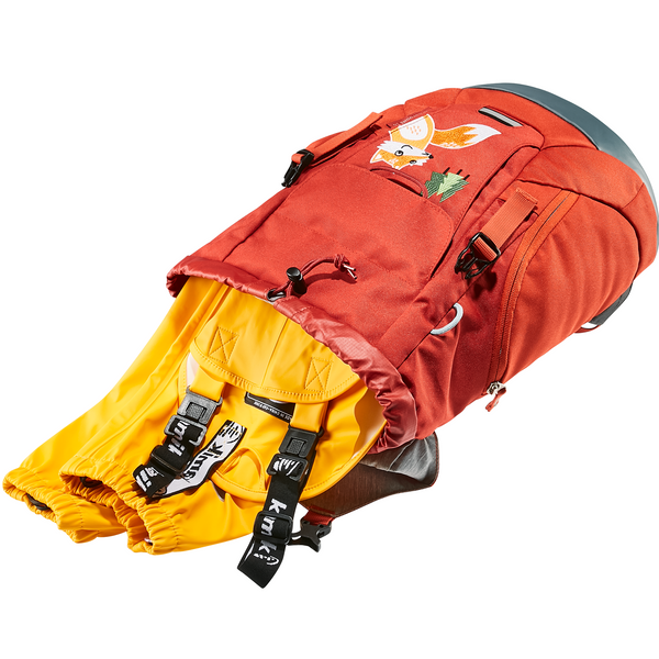 DEUTER WALDFUCHS 14 ZAINO PER BAMBINI 14 LITRI COMODO E LEGGERO - COLORE: LAVA / PAPRIKA
