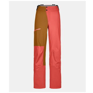 ORTOVOX 3L ORTLER PANTS PANTALONI DONNA HARDSHELL ROBUSTI, ANTIVENTO E IMPERMEABILI PER USO ALPINO Colore Coral - STAGIONE 23/24