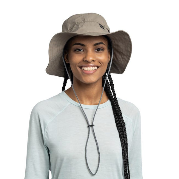 BUFF EXPLORE BOONEY CAPPELLO A FALDA LARGA CON LACCETTO E PROTEZIONE ANTI-UV UPF50 - DISPONIBILE IN VARIE FANTASIE