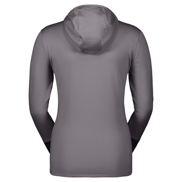 SCOTT DEFINED LIGHT HOODY DONNA SECONDO STRATO TRASPIRANTE CON CAPPUCCIO - DISPONIBILE IN 2 COLORI
