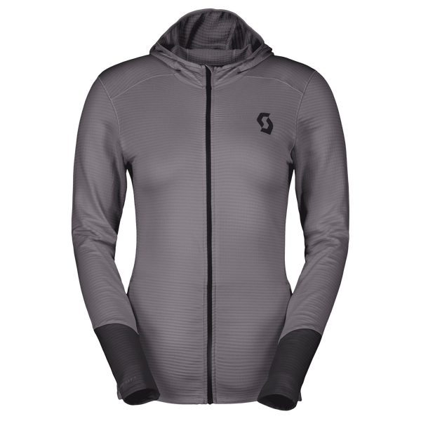 SCOTT DEFINED LIGHT HOODY DONNA SECONDO STRATO TRASPIRANTE CON CAPPUCCIO - DISPONIBILE IN 2 COLORI