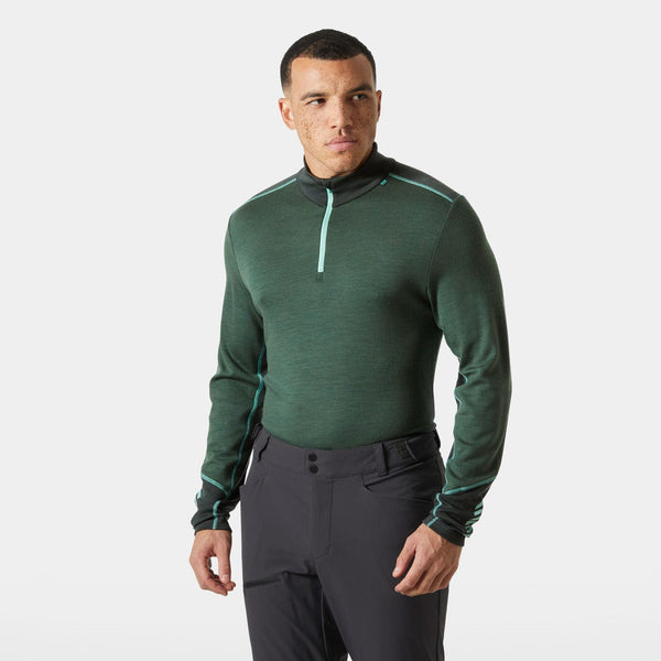 HELLY HANSEN LIFA MERINO MIDWEIGHT HALF ZIP MAGLIA INTIMA UOMO