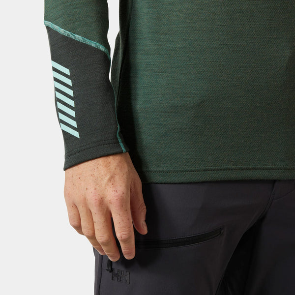 HELLY HANSEN LIFA MERINO MIDWEIGHT HALF ZIP MAGLIA INTIMA UOMO