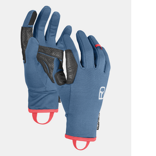 ORTOVOX FLEECE LIGHT GLOVEGUANTO IN PILE LEGGERO, SMART FINGER E PALMO IN PELLE PER GITE DI SCIALPINISMO - DISPONIBILE IN 2 COLORI