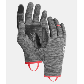 ORTOVOX FLEECE LIGHT GLOVEGUANTO IN PILE LEGGERO, SMART FINGER E PALMO IN PELLE PER GITE DI SCIALPINISMO - DISPONIBILE IN 2 COLORI