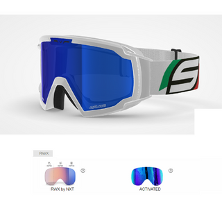 SALICE MASCHERA DA SCI 618ITA RWX CAT. S1-S3 WINTER CON LENTE SPECCHIATA ZEISS - COLORE: BIANCO/ITALIA