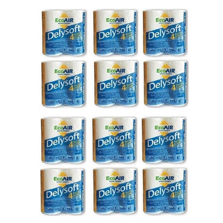ECOAIR DELY SOFT CARTA IGIENICA A FACILE DISSOLVENZA DISGREGANTE IDEALE PER WC NAUTICI E CAMPER - Disponibili in 2 confezioni risparmio!