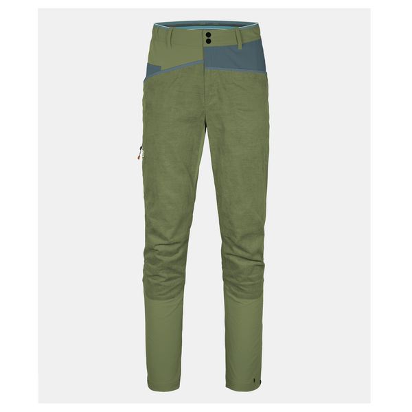 ORTOVOX CASALE PANT PANTALONI UOMO DA ARRAMPICATA IN CANAPA TESSILE E COTONE BIOLOGICO