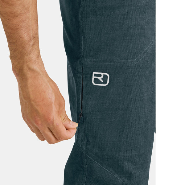 ORTOVOX CASALE PANT PANTALONI UOMO DA ARRAMPICATA IN CANAPA TESSILE E COTONE BIOLOGICO