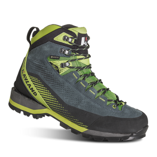 Compra grey-lime KAYLAND GRAND TOUR GTX SCARPONE IMPERMEABILE UOMO IN SUOLA VIBRAM COMODI E LEGGERI PER TREKKING/ALPINISMO - DISPONIBILE IN 2 COLORI