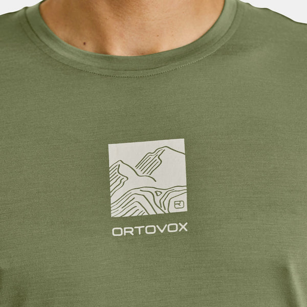 ORTOVOX 120 COOL TEC ABSTRACT TS UOMO - DISPONIBILE IN 3 COLORI - NUOVI ARRIVI SS25