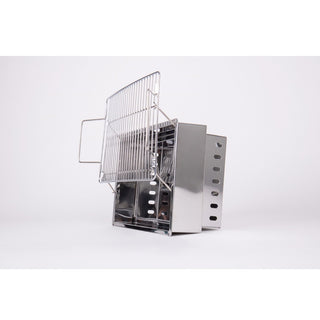 HOLIDAY TRAVEL - Griglia portatile a carbone di acciaio inossidabile