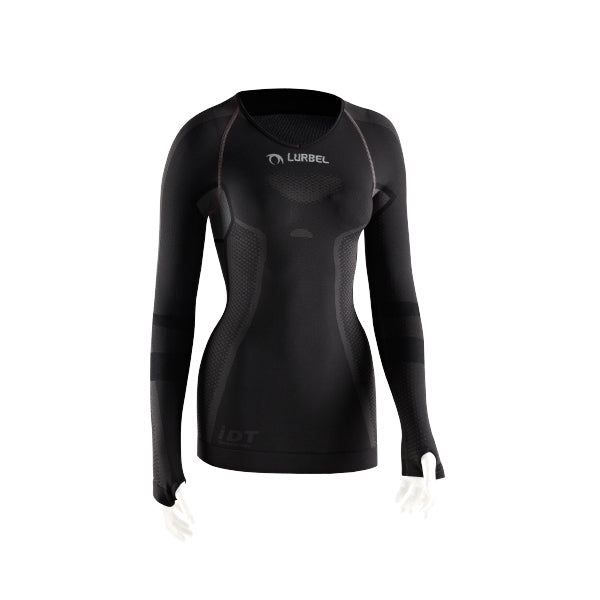 LURBEL CRISTALLO MAGLIA INTIMA DONNA TECNICA MANICHE LUNGHE TRASPIRANTE E AD ASCIUGATURA RAPIDA - DISPONIBILE VARI COLORI