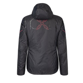 MONTURA EIGER JACKET GIACCA IMBOTTITA ANTIVENTO DONNA  CON CAPPUCCIO CALDA E TRASPIRANTE - COLORE: NERO/ROSA SUGAR