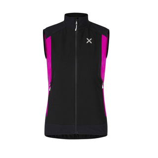 MONTURA PREMIUM WIND VEST DONNA GILET ANTIVENTO TRASPIRANTE Colore Nero/Intense Violet