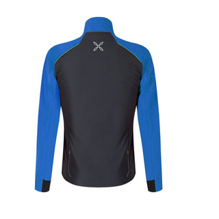 MONTURA SPEED STYLE JACKET GIACCA TECNICA UOMO SOFTSHELL ANTIVENTO DA TREKKING/SCI ALPINISMO - NERO/CELESTE