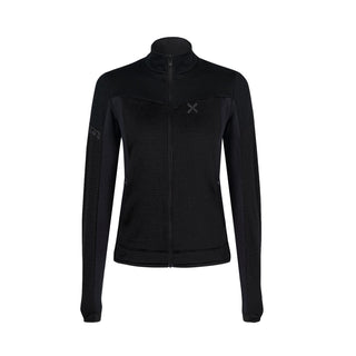 MONTURA STRETCH MIND 2 MAGLIA SECONDO STRATO DA MEZZA STAGIONE TECNICO E TRASPIRANTE - NERO