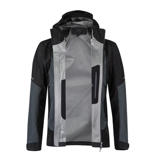 MONTURA ARGO 2 JACKET GUSCIO UOMO IMPERMEABILE ANTIVENTO 3 STRATI IN GORE-TEX - PIOMBO/NERO