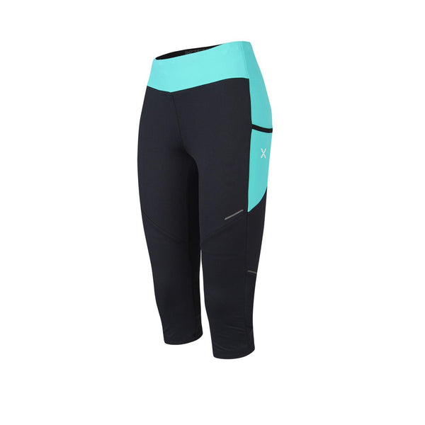 MONTURA RUN DREAM 3/4 PANTALONI DONNA Colore Nero/Care Blue