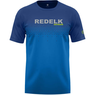 REDELK JAN-LOGO MAGLIA A MANICHE CORTE UOMO TECNICA E TRASPIRANTE Colore Ocean