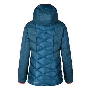 LA SPORTIVA BIVOUAC DOWN JKT W CALDA GIACCA IMBOTTITA IN PIUMA RICICLATA PER SCIALPINISMO E TREKKING - COLORE: STORM BLUE/CHERRY TOMATO