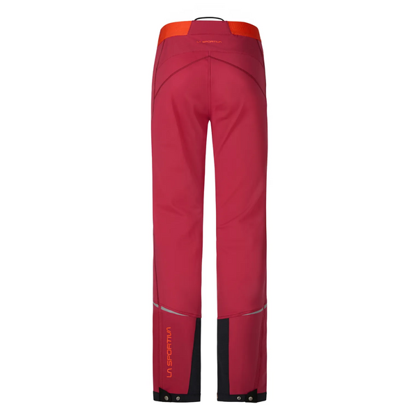 LA SPORTIVA KARMA PANT PANTALONE DONNA INVERNALE ANTIVENTO PER SCI ALPINISMO - COLORE:VELVET/CHERRY TOMATO
