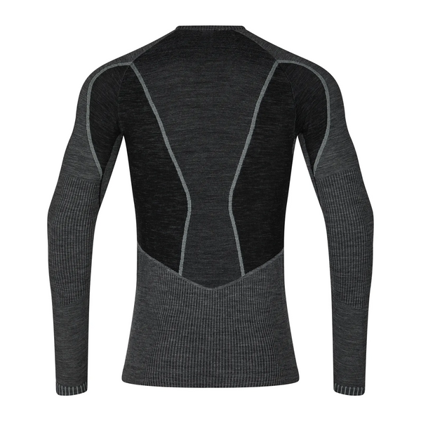 LA SPORTIVA WOOL70 TECH LONGSLEEVE MAGLIA INTIMA UOMO 1° STRATO IN LANA MERINO CALDA E TRASPIRANTE PER ATTIVITA' INVERNALI