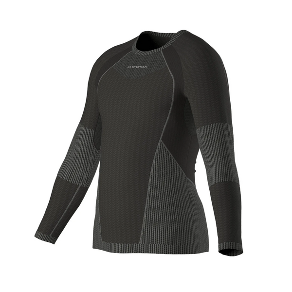 LA SPORTIVA WOOL70 TECH LONGSLEEVE MAGLIA INTIMA UOMO 1° STRATO IN LANA MERINO CALDA E TRASPIRANTE PER ATTIVITA' INVERNALI