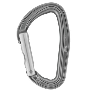 PETZL DJINN Moschettone a leva curva robusto per l’arrampicata in falesia - Disponibile in 2 versioni