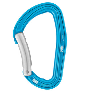 PETZL DJINN Moschettone a leva curva robusto per l’arrampicata in falesia - Disponibile in 2 versioni
