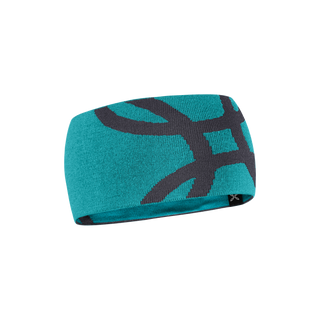 Compra turquoise-graphite-blue MONTURA MERINO LOGO BAND FASCIA DA TESTA IN LANA MERINO TRASPIRANTE - DISPONIBILE IN 4 COLORI