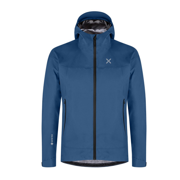 MONTURA DANUBIO G JACKET GIACCA GUSCIO IMPERMEABILE E ANTIVENTO IN GORE-TEX - COLORE: DEEP BLUE - NUOVI ARRIVI SS24