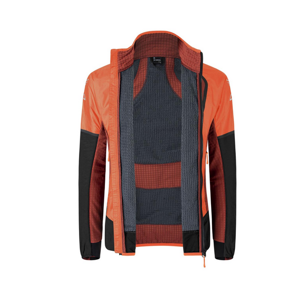 MONTURA INSIGHT HYBRID JACKET GIACCA IBRIDA PARZIALMENTE IMBOTTITA IN PILE POLARTEC TERMICO E TRASPIRANTE IDEALE PER SCI ALPINISMO - COLORE:ARANCIO BRILLANTE/TOBACCO