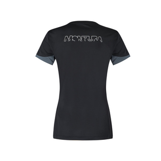 MONTURA JOIN T-SHIRT Donna leggera e traspirante COLORE NERO/PIOMBO