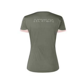 MONTURA JOIN T-SHIRT Donna leggera e traspirante COLORE VERDE SALVIA/LIGHT ROSE