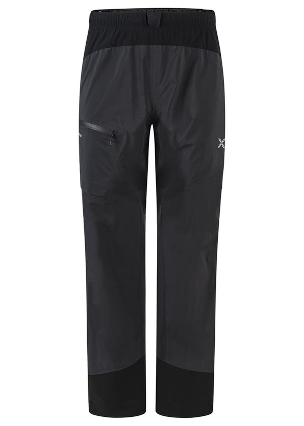 MONTURA TRIBUTE COVER PANTS - COPRI PANTALONE UNISEX LUNGO IMPERMEABILE IN GORE-TEX - NERO