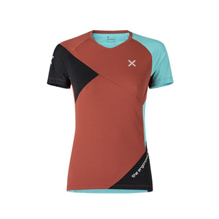 Compra tobacco-care-blue MONTURA ROCK T-SHIRT WOMAN IN POLIESTERE RICICLATO DISPONIBILE IN VARIE COLORAZIONI