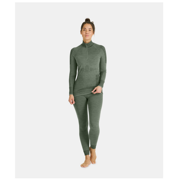 ORTOVOX 230 COMPETITION ZIP NECK MAGLIA INTIMA LANA MERINOS DONNA - DISPONIBILE IN DUE COLORI