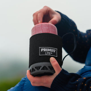 PRIMUS LITE STOVE SYSTEM PRATICO FORNELLO DA VIAGGIO CON PENTOLA IN ALLUMINIO 0,5 LITRI